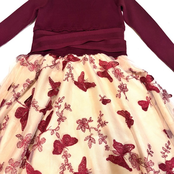 Chicwish Cream and Red Floral A-Line Dress - Picture 12 of 16